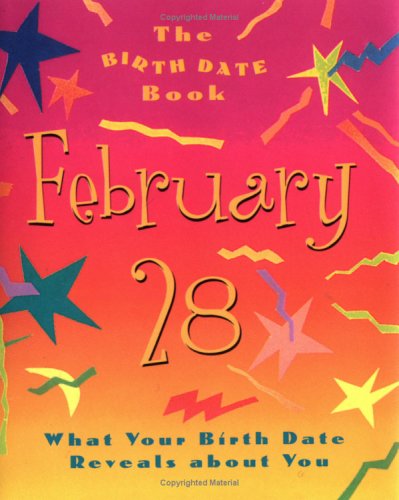 Book cover for The Birth Date Book February 28