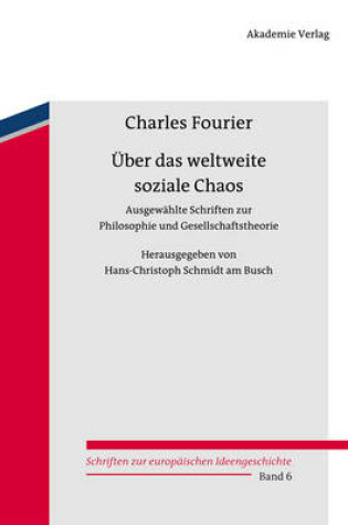 Cover of UEber Das Weltweite Soziale Chaos