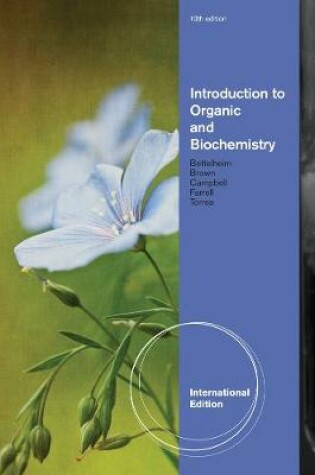 Cover of Introduction to Organic and Biochemistry, International Edition