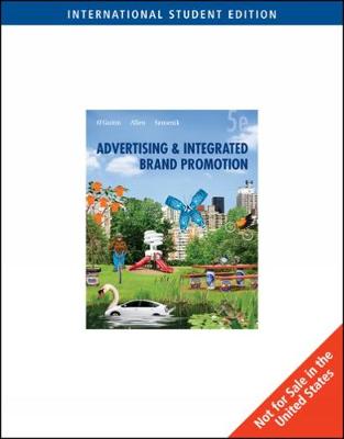 Book cover for Advertising and Integrated Brand Promotion, International Edition