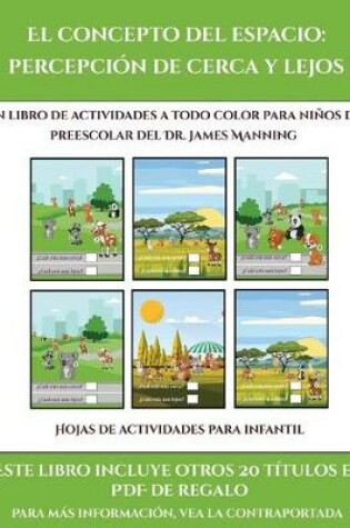 Cover of Hojas de actividades para infantil (El concepto del espacio