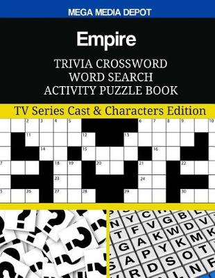 Book cover for Empire Trivia Crossword Word Search Activity Puzzle Book