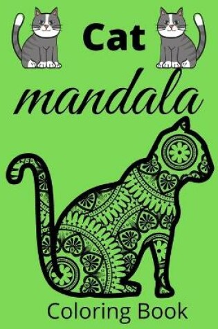 Cover of Cat mandala coloring book