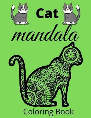 Cover of Cat mandala coloring book