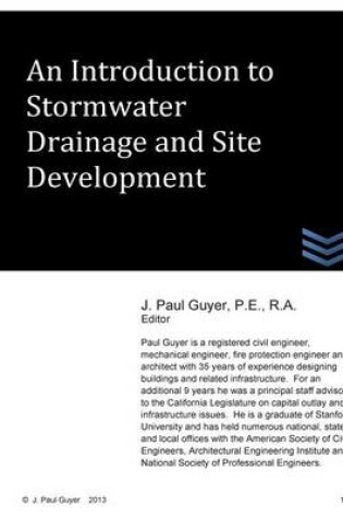 Cover of An Introdution to Stormwater Drainage and Site Development