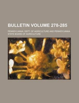 Book cover for Bulletin Volume 278-285