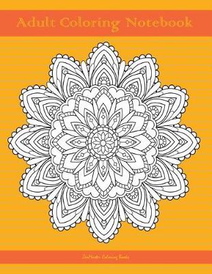 Book cover for Adult Coloring Notebook (orange edition)