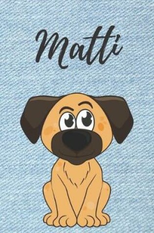 Cover of Personalisiertes Notizbuch - Hunde Matti