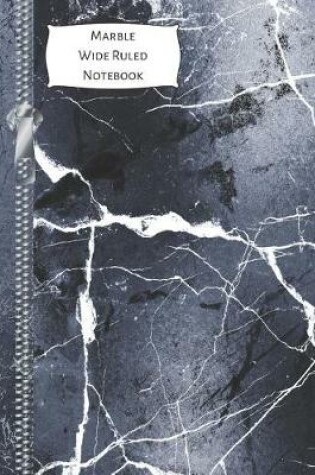 Cover of Marble Wide Ruled Notebook