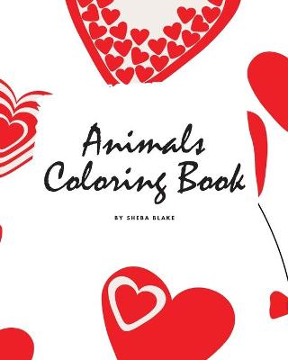 Book cover for Valentine's Day Animals Coloring Book for Children (8x10 Coloring Book / Activity Book)