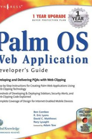 Cover of Palm OS Web Application Developers Guide