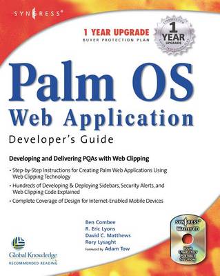 Book cover for Palm OS Web Application Developers Guide