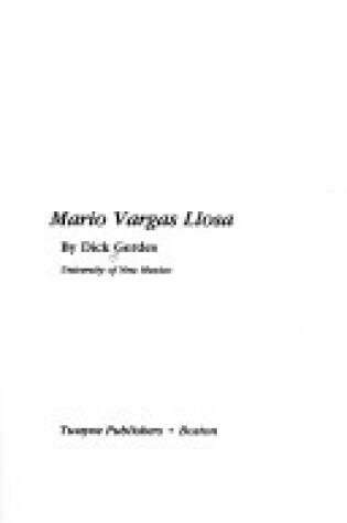 Cover of Mario Vargas Llosa