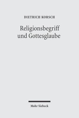 Book cover for Religionsbegriff und Gottesglaube