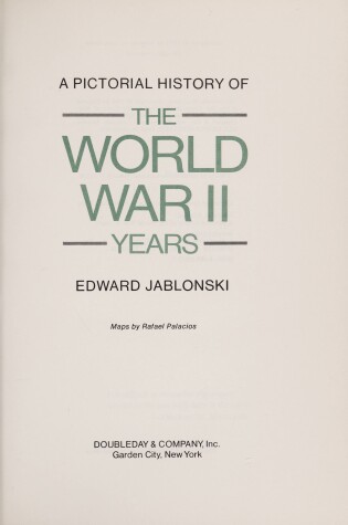 Cover of Pictorial Hist of WW2