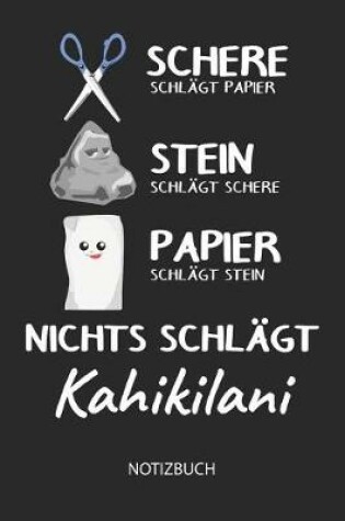 Cover of Nichts schlagt - Kahikilani - Notizbuch