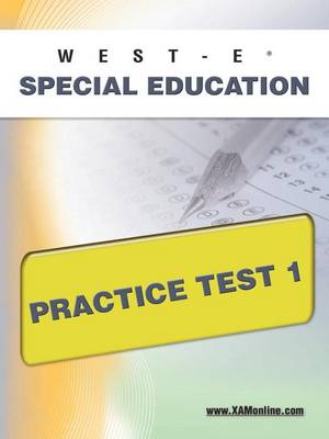 Book cover for West-E Special Education Practice Test 1