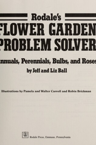 Cover of Rodale's Flower Garden Problem Solver