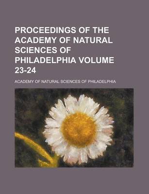 Book cover for Proceedings of the Academy of Natural Sciences of Philadelphia (55)