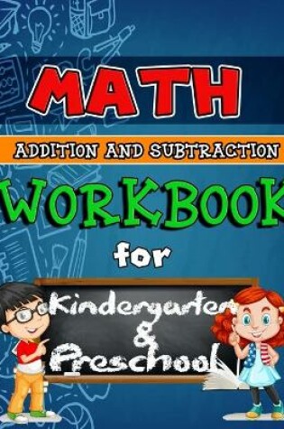 Cover of Math Workbook for Kindergarten and Preschool