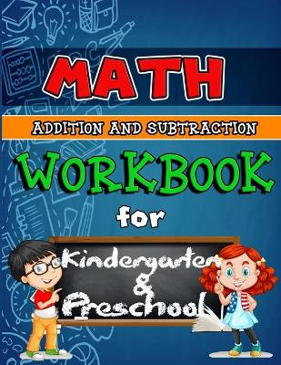 Book cover for Math Workbook for Kindergarten and Preschool