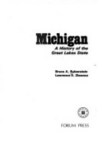 Cover of Michigan History *c-0882959190