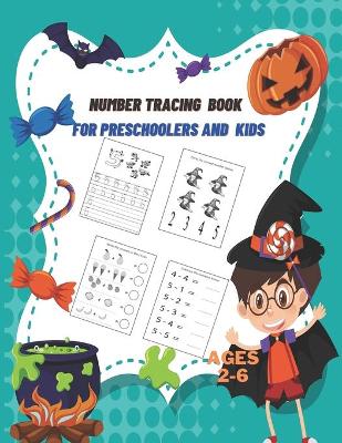 Book cover for Number Tracing Book for Preschoolers and Kids Ages 2-6