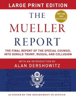 Book cover for The Mueller Report - Large Print Edition