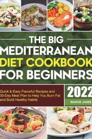 Cover of The Big Mediterranean Diet Cookbook for Beginners