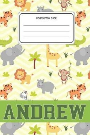 Cover of Composition Book Andrew