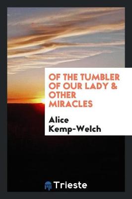 Book cover for Of the Tumbler of Our Lady