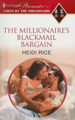 Book cover for The Millionaire's Blackmail Bargain