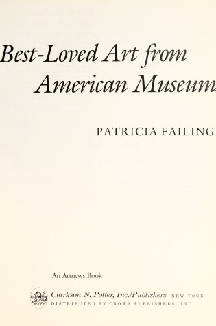 Cover of Best Loved Art from American Museu