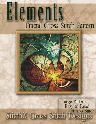 Book cover for Elements Fractal Cross Stitch Pattern