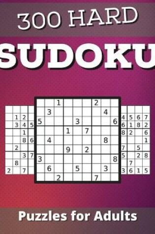 Cover of Hard Sudoku Puzzles for Adults