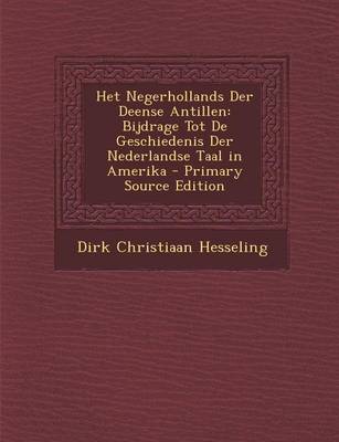 Book cover for Het Negerhollands Der Deense Antillen