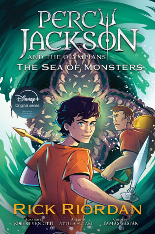 Cover of Percy Jackson and the Olympians The Sea of Monsters The Graphic Novel (paperback)