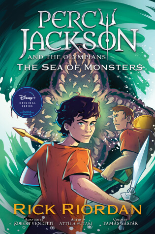 Cover of Percy Jackson and the Olympians The Sea of Monsters The Graphic Novel (paperback)