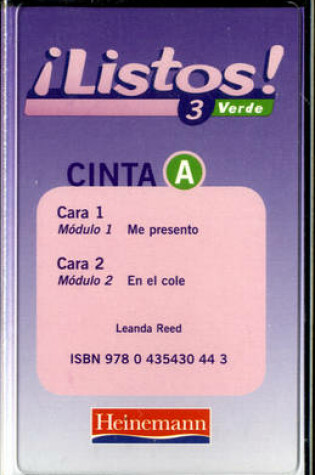 Cover of Listos! 3 Verde Cassette Pack