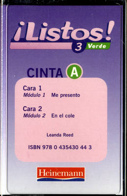 Book cover for Listos! 3 Verde Cassette Pack