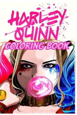 Book cover for Harley Quinn Coloring Book