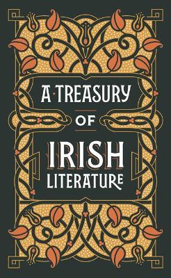 Book cover for A Treasury of Irish Literature (Barnes & Noble Omnibus Leatherbound Classics)