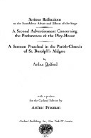 Cover of Serious Rflctn Scand
