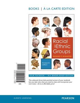 Book cover for Racial and Ethnic Groups, Books a la Carte Edition