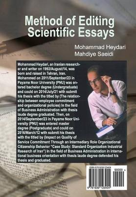 Book cover for Method of Editing Scientific Essays