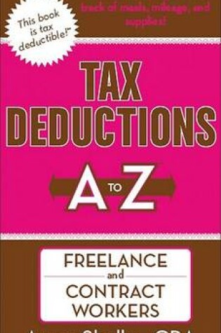Cover of Tax Deductions A to Z for Freelancers & Contractors