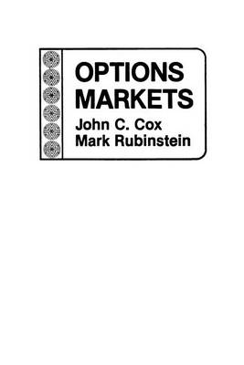 Book cover for Options Markets