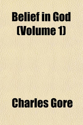 Book cover for Belief in God (Volume 1)