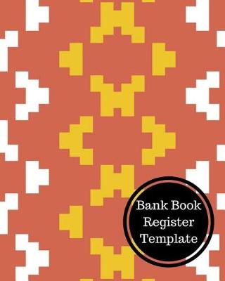 Book cover for Bank Book Register Template