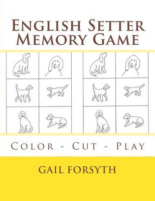 Book cover for English Setter Memory Game